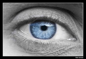 Blue Eye. Some rights reserved (CC BY-SA 2.0) by Rob Unreall. Sourced from Flickr.