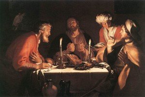 Abraham Bloemaert - The Emmaus Disciples (1622)