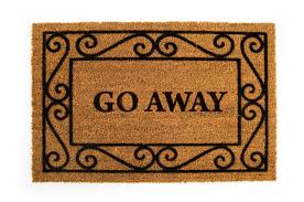 Go Away Sign