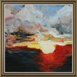 Inspired by Mark 6:32. Painted by Tiffany Norman