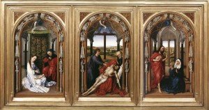 Miraflores Triptych by Rogier van der Weyden c. 1442-5 Miraflores Triptych by Rogier van der Weyden c. 1442-5