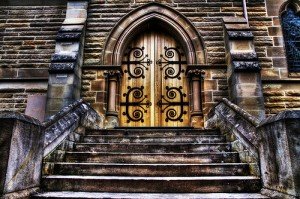 Church door