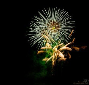 St Jean fireworks Feux d'artifice pour la St Jean